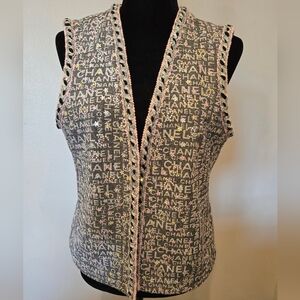 Chanel Denim Vest Size 46